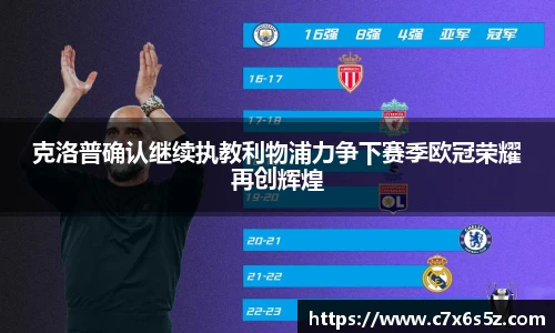 克洛普确认继续执教利物浦力争下赛季欧冠荣耀再创辉煌